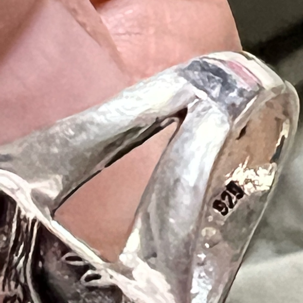 🆕️ 🐦Sterling silver birds relief ring - Picture 9 of 11
